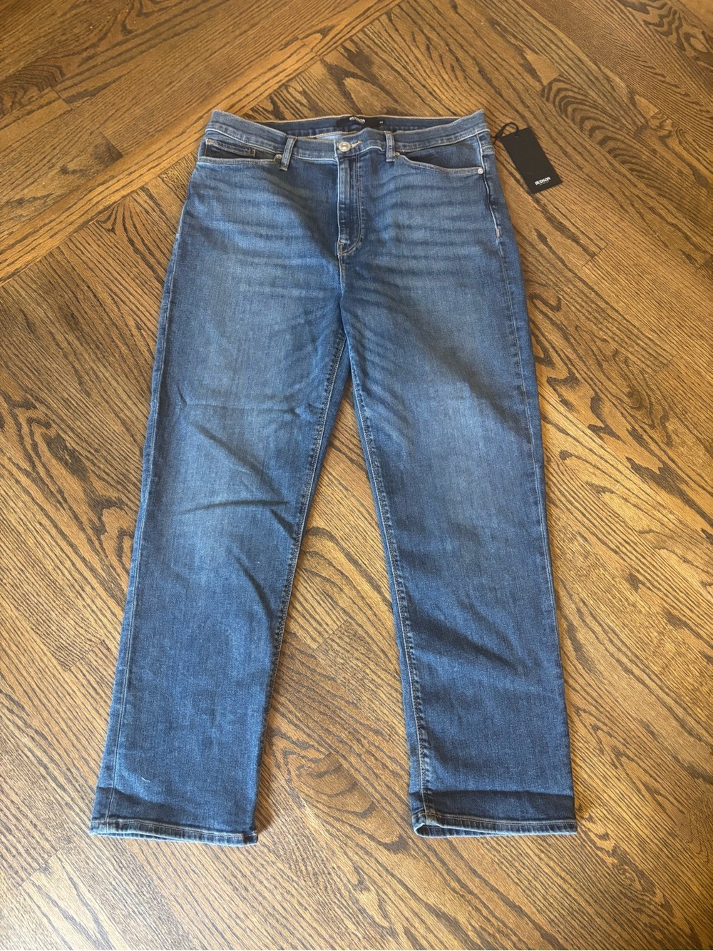 HUDSON Barbara High Waist Crop Straight Jeans - 32
